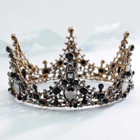 Queen Crowns, Crowns And Tiaras, Crown For Women, Black Queen, Bride Wedding, Tiara, Hair Accessories, Crown, Queen