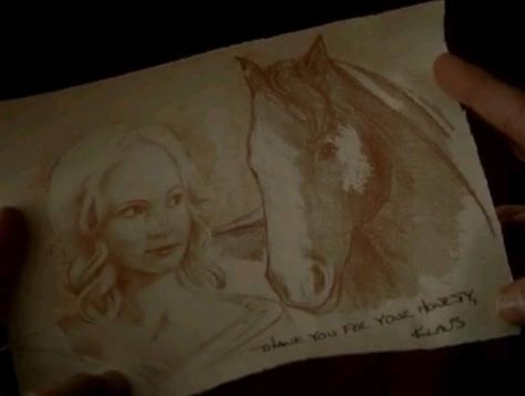 Klaus' drawing for Caroline (Vampire Diaries) Klaus Drawing, Klaroline Tvd, Vamp Core, Vampires Aesthetic, The Vampire Diaries Aesthetic, Forbes Aesthetic, Caroline Forbes Aesthetic, Tvdu Aesthetic, Vampire Diaries Aesthetic