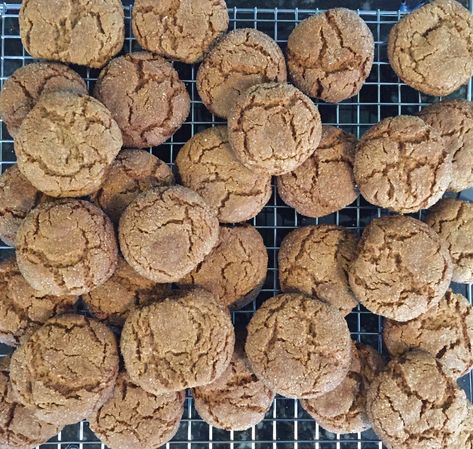 Ginger Crinkles, Spice Cake Recipe, Sorghum Syrup, Ginger Cookie Recipes, Gingerbread Dough, Spice Cake Recipes, Blackstrap Molasses, Ginger Spice, Gingerbread Cake