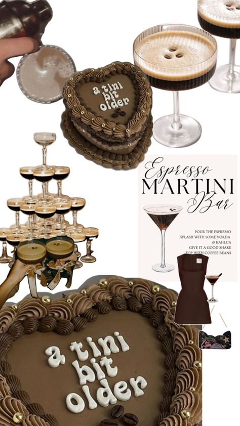 Birthday Martini, Martini Party, 36th Birthday, 32 Birthday, Birthday Ideas For Her, Birthday Dinner Party, Funny Birthday Cakes, 31st Birthday, 28th Birthday