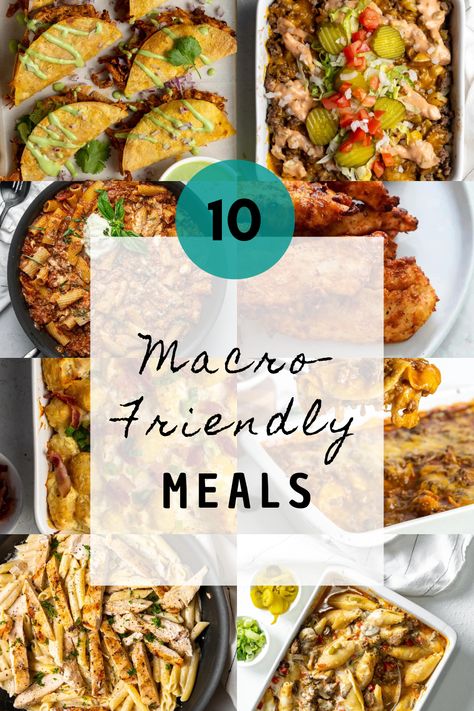 Healthier Me, Macro Meal Plan, Macros Diet, High Protein Dinner, Protein Dinner, Healthy High Protein Meals, Macro Friendly Recipes, Best Low Carb Recipes, Macro Meals