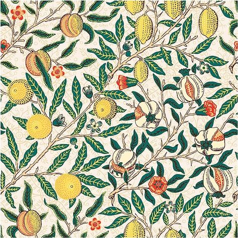 Fruit Pomegranate, Crafts Wallpaper, Botanical Tulip, Arts And Crafts Wallpaper, Blue Ornament, Pomegranate Design, Art Nouveau Pattern, Garden Shower, Fruit Wallpaper