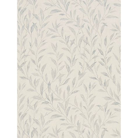 Buy Sanderson Osier Wallpaper Online at johnlewis.com Wallpaper Stairs, Sanderson Wallpaper, Materials Texture, Willow Leaf, Documents Design, Rainbow Nursery, Wallpaper Border, Chalk White, Wallpaper Calculator