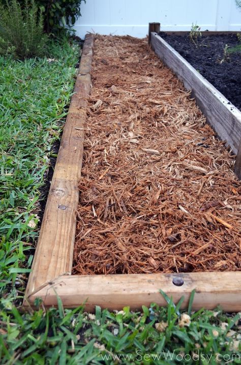 Wood Garden Edging, Fenced Vegetable Garden, Landscape Timbers, Vegetable Garden Tips, Garden Layout Vegetable, Backyard Vegetable Gardens, Diy Gardening, Home Vegetable Garden, Vegetable Garden Design