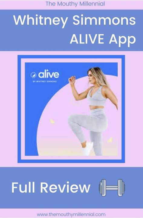 After following Whitney Simmons for years, I finally tried her app! Follow along for my thoughts and experience with the ALIVE app! Planet Fitness Membership, Whitney Simmons, Programming Apps, Orange Theory, Fitness App, Gym Routine, Gym Membership, Planet Fitness Workout, Progress Pictures