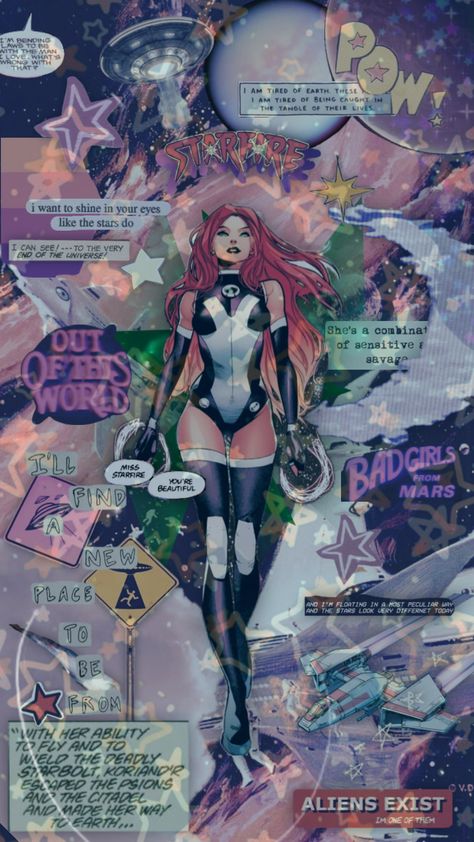 Starfire 🪐☄️ #starfire #aesthetic #wallpaper #dccomics #quotes #summer #purple Starfire Aesthetic, Starfire And Raven, Catwoman Comic, Quotes Summer, Dc Comics Girls, Teen Titans Fanart, Walpaper Hello Kitty, Go Wallpaper, Batman Comic Art