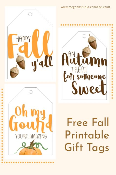 oh my gourd free fall printable gift tags, free thanksgiving printables, diy thanksgiving favors, fall tag cut outs free downloads happy pumpkin spice season favor tag, thankful for you, happy fall y'all, gather with a grateful heart tags #happyfallyall #ohmygourd #anautumntreatforsomeonesweet #thankfulforyou #pumpkinspiceseason #happypumpkinspiceseason Diy Thanksgiving Favors, Fall Teacher Gifts, Happy Pumpkin Spice Season, Thanksgiving Gift Tags, Free Fall Printables, Free Thanksgiving Printables, Thanksgiving Favors, Fall Friends, Teacher Gift Tags