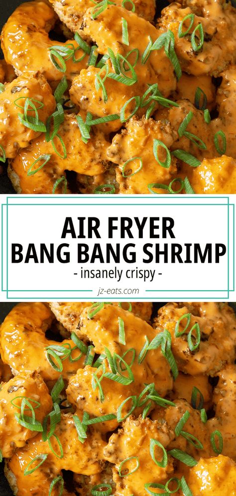 Air Fryer Bang Bang Shrimp Air Fryer Recipes Potatoes, Bang Bang Shrimp, Air Fryer Oven Recipes, Air Fry Recipes, Deep Fry, Air Fryer Recipes Chicken, Air Fryer Dinner Recipes, Air Fryer Healthy, Fried Shrimp