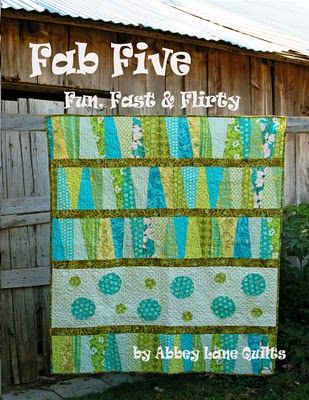 Fab 5, Sewing Pattern Book, Fab Five, Quilt Sewing Patterns, Easy Quilts, Pattern Books, Quilt Inspiration, Modern Quilts, Quilt Pattern