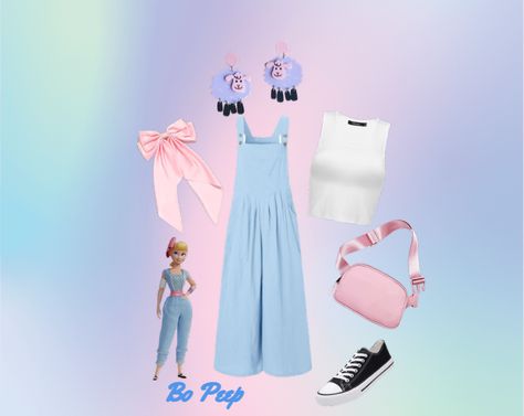 Character Inspired: Barbie Toy Story 3 - AllEars.Net Disneybound Bo Peep, Toy Story Inspired Outfits Women, Bo Peep Inspired Outfit, Bo Peep Diy Costume, Bo Peep Disney Bound, Toy Story Diy Costumes, Bo Peep Costume Diy Woman, Toy Story Inspired Outfits, Diy Bo Peep Costume Women