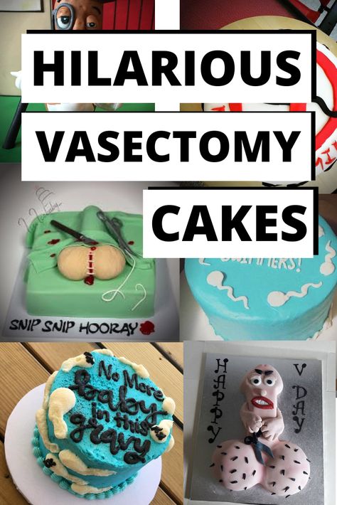 Vasectomy Cakes Ideas, Balls Voyage Party, Vasectomy Party Cake, Snip Snip Hooray Party, Snip Snip Hooray Cake, Vasectomy Party Food, Sterilization Party, Snip Party, Vasectomy Cakes