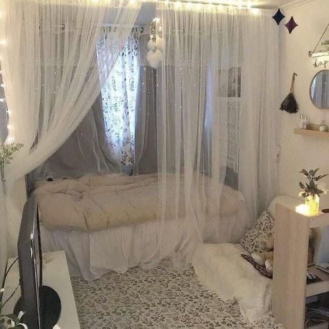 Hiasan Bilik Tidur, Redecorate Bedroom, Cozy Room Decor, Room Design Bedroom, Dream Room Inspiration, Room Makeover Bedroom, Room Makeover Inspiration, Small Room Bedroom, Room Inspiration Bedroom