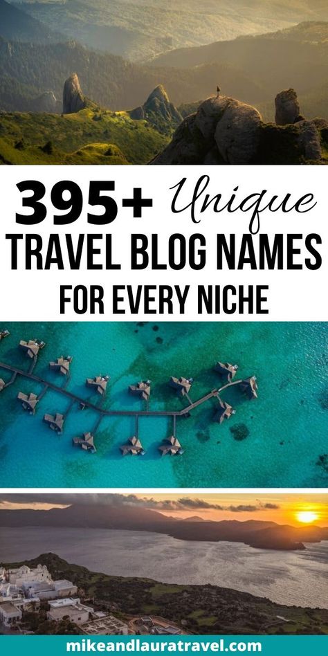 Travel Blog Names, Blog Name Ideas, Travel Consultant, Name For Instagram, Instagram Names, Full Time Travel, Blog Titles, Names Ideas, Blog Names