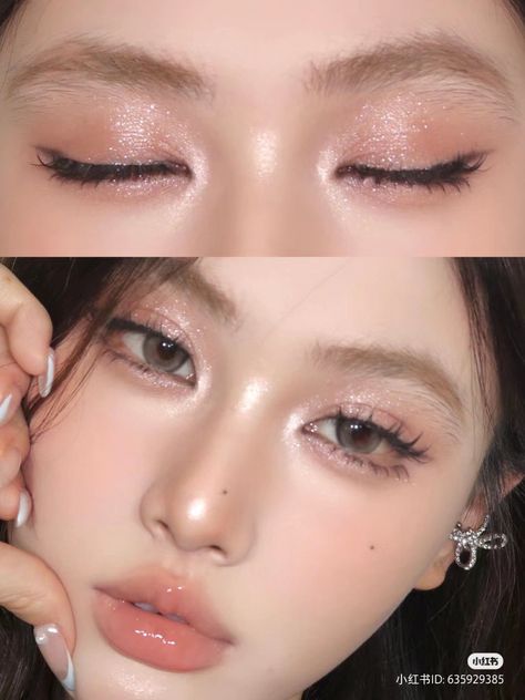 Graduation Look Makeup, Ball Makeup, Soft Makeup Looks, Cute Eye Makeup, Doll Eye Makeup, Beauty Makeup Tutorial, Ethereal Makeup, Pinterest Makeup, Asian Eye Makeup