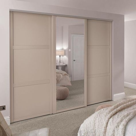 Mirrored Closet, Mirrored Wardrobe Doors, Fitted Wardrobes Bedroom, Sliding Door Wardrobe Designs, Bedroom Built In Wardrobe, Wardrobe Door Designs, Sliding Wardrobe Doors, Bedroom Cupboard Designs, Wardrobe Interior Design