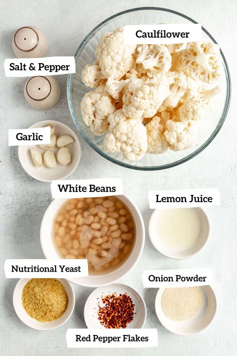 Cauliflower Béchamel Sauce (Vegan) Vegan Cauliflower Sauce, Healthy Bechamel Sauce, Cauliflower Bechamel Sauce, Vegan Cauliflower Cheese Sauce, Cauliflower And Beans, Cauliflower White Sauce, Cauliflower Sauce Recipes, Cauliflower Pasta Sauce, White Bean Sauce