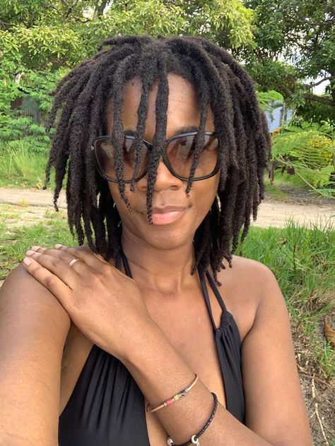 Semi Free Form Locs, Semi Freeform Locs, Black Braid Styles, Free Form Locs, Freeform Locs, Short Loc Styles, Hair Like Wool, Locs Journey, Transitioning Hair