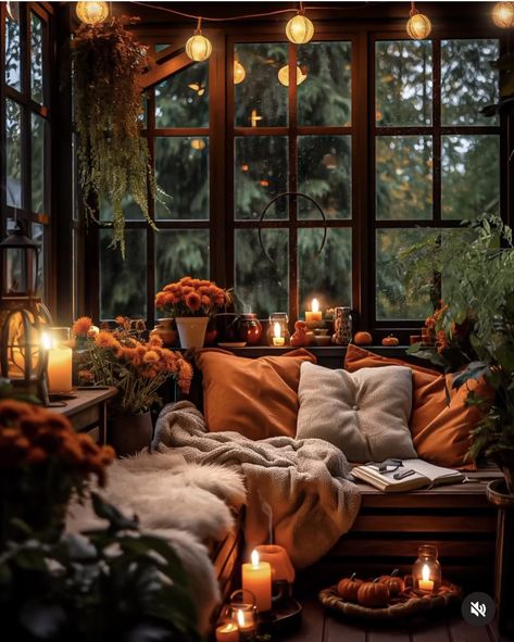 Cozy Fall Home, Home Inspo Cozy, Day Room, Home Inspo, Cozy Farmhouse, Window View, Fall Home, Cozy Interior, Cozy Room