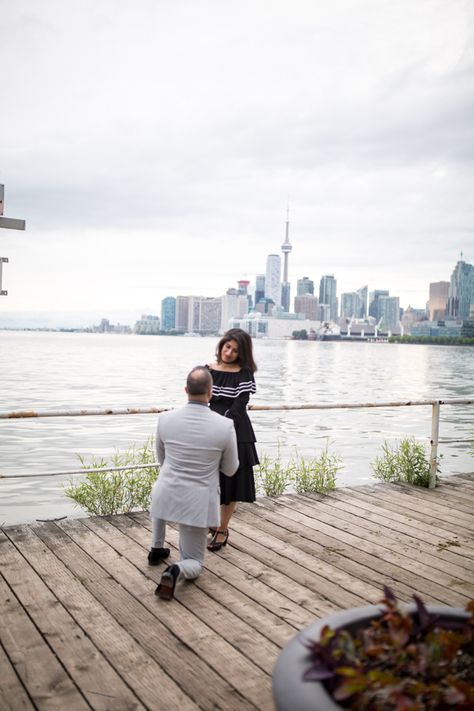 Toronto Proposal Ideas, Toronto Proposal, Creative Proposals, Toronto Skyline, Proposal Photography, Engagement Proposal, Perfect Proposal, Couple Wedding Rings, Downtown Toronto