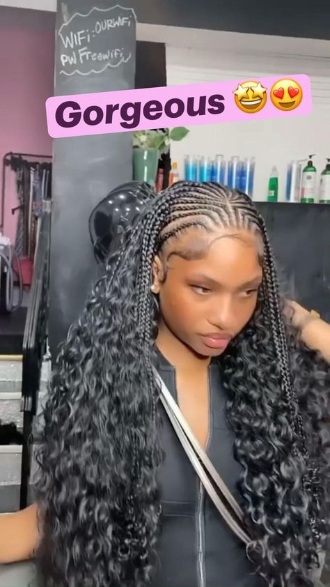 Feed In Braids, Feed In Braids Hairstyles, Birthday Hairstyles, Faux Locs Hairstyles, Braided Cornrow Hairstyles, Box Braids Hairstyles For Black Women, Braids Hairstyles Pictures, Feed In Braid, Goddess Locs