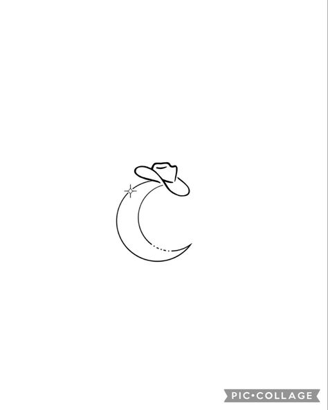 Minimal Cowboy Tattoo, Simple Cowboy Hat Tattoo, Western Fine Line Tattoo, Country Tattoo, Cowboy Hat Tattoo, Cowboy Tattoo, Cowgirl Tattoos, Cow Tattoo, Forever Tattoo