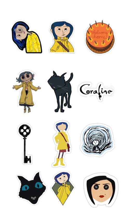 Barbie And The Pauper, Coraline Party, Coraline Art, Friend Scrapbook, Abc Phonics, Coraline Doll, Coraline Jones, Personalised Gifts Diy, Diy Bookmarks