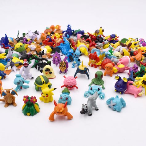 Arrives by Tue, May 2 Buy SeekFunning Pokemon Mini PVC Actions Figures Toys 144 PCS/Set Kid's Gift Party Supplies Cake Toppers at Walmart.com Pokemon Mix, Pokemon Cake Topper, Pokemon Plushies, Summer Child, Pokemon Toys, Cute Pikachu, Mini Monster, Pokemon Pokemon, Pokemon Toy