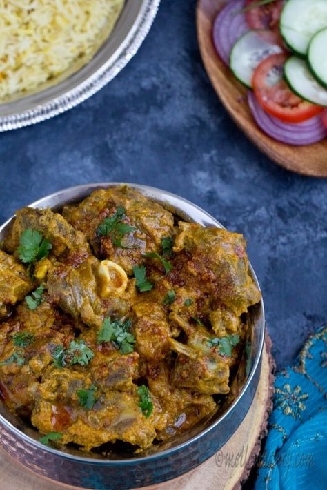 Mutton Handi Recipe, Mutton Handi, Mutton Masala, Veg Recipes Of India, Goat Recipes, Healthy Indian Recipes, Mutton Recipes, Vegetable Fried Rice, Goat Meat