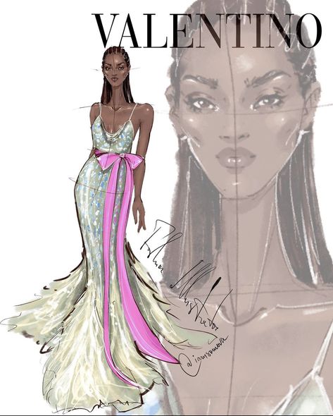 Designing Art, Fashion Illustration Tutorial, Illustration Tutorial, Versace Fashion, Fashion Is Art, Fashion School, Fashion Illustration Dresses, Fashion Designing, Illustration Fashion Design