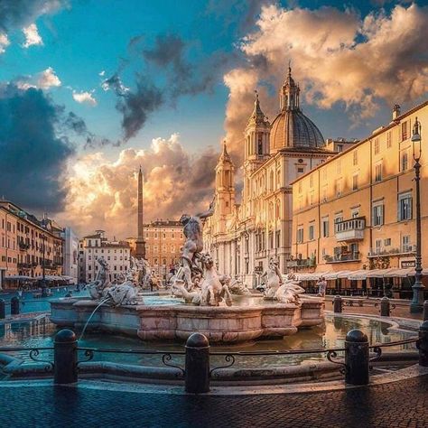 Piazza Navona, Rome, Italy Rome Statues, Rome Party, Italy View, Le Vatican, Hilarious Videos, Piazza Navona, Lol Funny, True Memes, Memes Hilarious