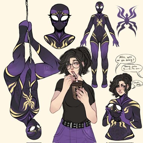 Spider Ocs, Spiderwoman Oc, Spidey Sona, Spiderverse Spidersona, Spiderman Oc Art, Spider Sona, Spiderman Characters, All Spiderman, Spidersona Ideas