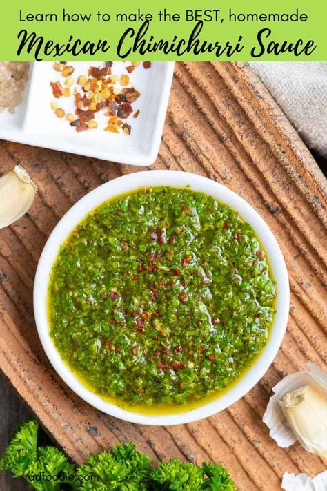 Mexican Chimichurri Sauce with Cilantro Steak Veggies, Cilantro Chimichurri, Cilantro Salsa, Paleo Meal Prep, Salmon Spices, Chimichurri Recipe, Homemade Mexican, Cilantro Sauce, Smoked Meats