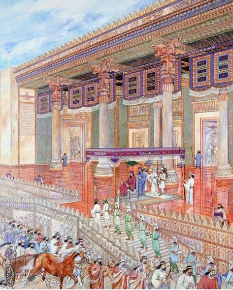 Sumerian Architecture, Achaemenid Architecture, Darius The Great, Ali Asghar, Ancient Persian Architecture, Ancient Persian Art, Persian Warrior, Art Of Painting, Holding A Flower