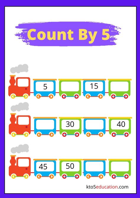 Free Count By Five Worksheet Check more at https://kto5education.com/free-count-by-five-worksheet/ Counting In 5s, Counting By 5's, Reading Logs, Kindergarten Math Worksheets, Kindergarten Math, Worksheets For Kids, Math Worksheets, School Work, Teaching Kids