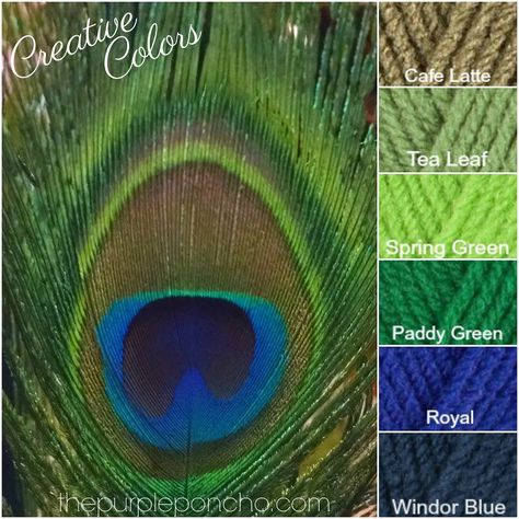 Welcome to my new segment called Creative Colors! Are you looking for color combinations for your next project? Well you’ve come to the right place! In this segment I’m featuring Red He… Peacock Palette, Peacock Color Scheme, Colours That Go Together, Yarn Color Combinations, Peacock Colors, Color Schemes Colour Palettes, Palette Color, Color Palette Design, Creative Colour