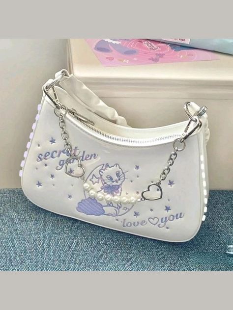 Handbag 2022, Cute Shoulder Bag, Kawaii Bags, Aesthetic Clothing Stores, Aesthetic Bags, Womens Handbag, Japanese Kawaii, Girly Bags, Luggage Sizes