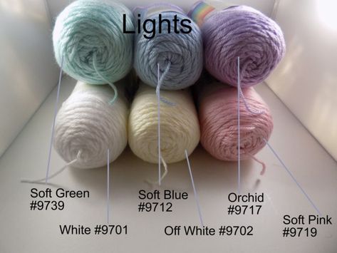 Caron Simply Soft Lights Yarn Color Combinations, Caron Yarn, Art Yarn Handspun, Seed Bead Pattern, Caron Simply Soft, Yarn Inspiration, Yarn Cake, Soft Pink Color, Bead Charms Diy