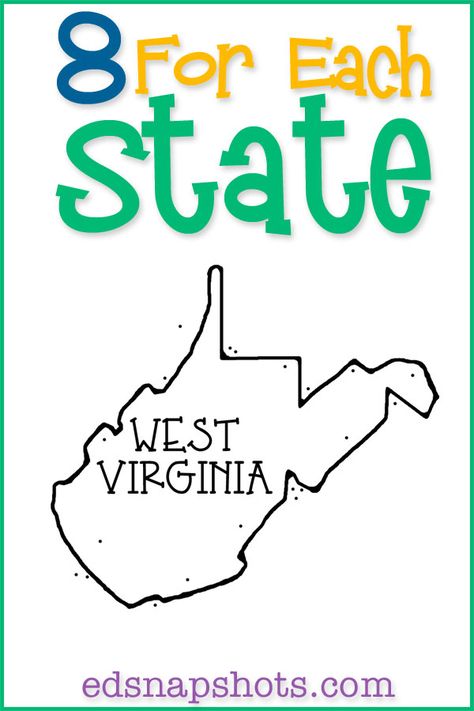 US Geography West Virginia Homeschool Unit Study Virginia Studies, Us Geography, State Crafts, Geography Activities, Teaching Geography, Homeschool Geography, Geography Lessons, Social Studies Resources, Social Studies Lesson