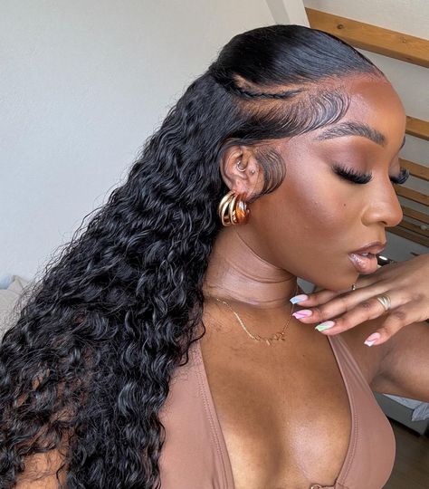 Pool Party Hairstyles Black Women, Party Hairstyles Black Women, Pool Party Hairstyles, Hairstyles Black Women, Dark Skin Makeup, Hairstyles Black, Party Hairstyles, Skin Makeup, Pool Party