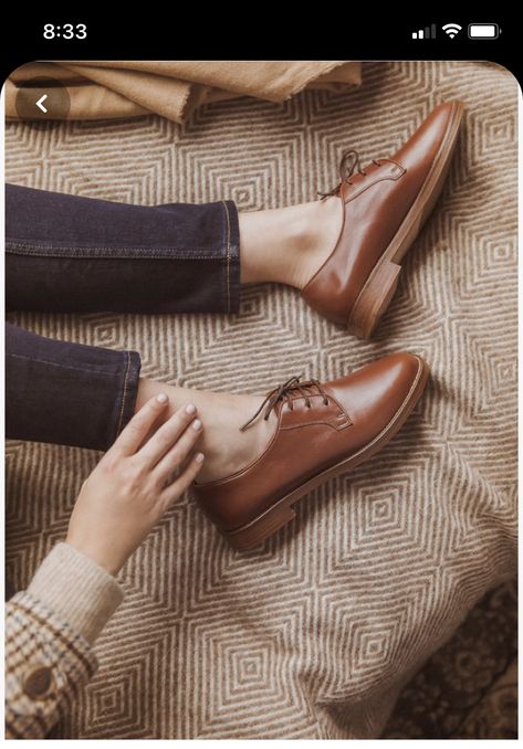 Woman Oxford Shoes, Womens Oxford Shoes Outfit, Oxford Shoes Women's Outfit, Formal Flat Shoes, Oxford Shoes Outfit Women's, Womens Oxford Shoes, Oxford Shoes Women, Oxfords Women, Leather Oxfords Women