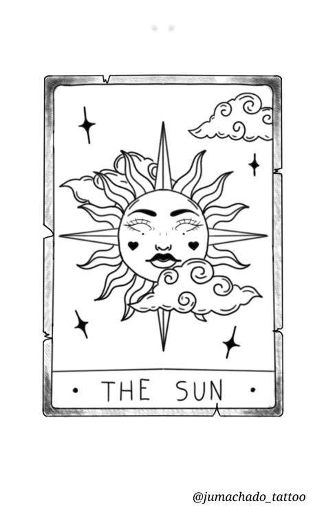 Tattoo Placement Arm, Sun And Moon Tarot, Illusion Tattoos, Optical Illusion Tattoos, Moon Sun Tattoo, Tiny Paintings, The Sun Tarot Card, Tarot Tattoo, Tarot Card Tattoo