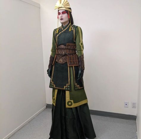 The Painted Lady Avatar Cosplay, Kyoshi Avatar, Mai Cosplay, Suki Avatar, Obi One, Kyoshi Warrior, Dungeon Anime, Avatar Cosplay, Avatar Kyoshi