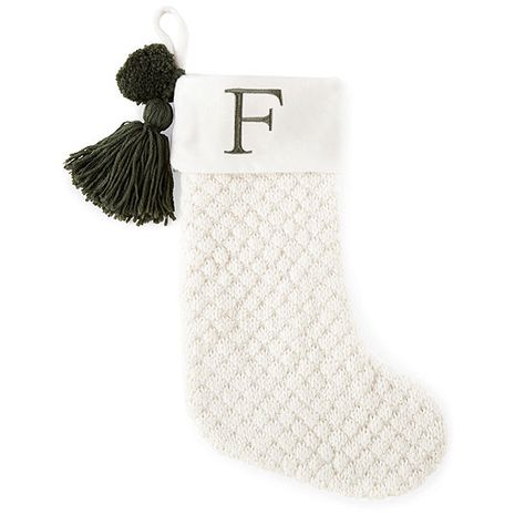 North Pole Trading Co. Ivory Knit Monogram M Christmas Stocking - JCPenney Monogram Christmas Stocking, Unique Christmas Stockings, White Christmas Stockings, Monogram Stockings, Stockings Christmas, Family Stockings, Knit Stockings, White Stockings, Christmas Monogram