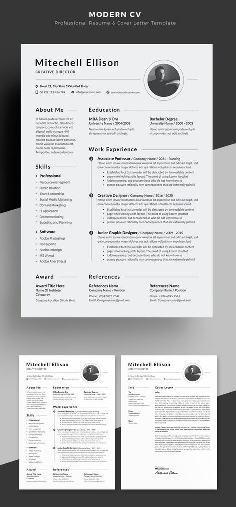 Cv Resume Sample, Basic Resume Examples, Best Free Resume Templates, Best Cv Template, Unique Resume Template, Professional Resume Examples, Graphic Design Cv, Best Resume Format, Minimal Resume