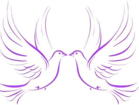 Love the two doves Dove Drawing, Love Heart Tattoo, Dove Tattoo Design, Dove Tattoos, Wedding Symbols, Wedding Doves, Dove Pictures, Dove Tattoo, Dream Catcher Tattoo