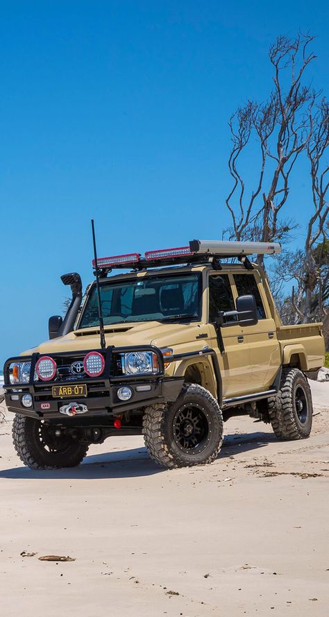 I’m sorry, but I cannot generate images as Wallpapers - ARB Emirates... Toyota 70 Series Land Cruiser, Land Cruiser 70 Series Modified, Toyota Land Cruiser Wallpaper, 4wd Aesthetic, Bodyguard Security, Landcruiser Ute, Land Cruiser Pick Up, Land Cruiser 4x4, Toyota Offroad