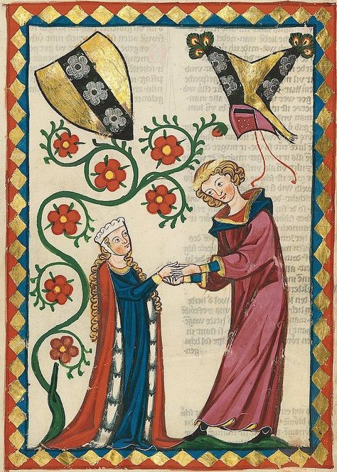 The Seven Rules of Successful Relationships - The School Of Life Codex Manesse, Middle Ages Art, Courtly Love, Medieval Artwork, Medieval Aesthetic, Medieval Books, Medieval Paintings, Engraving Illustration, Book Of Hours