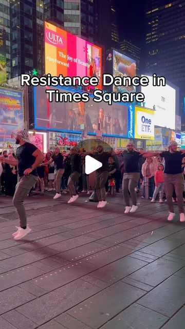 ‎𝐃𝐀𝐋ع𝐎𝐍𝐀‎ on Instagram: "They will never eliminate us! 
·
·
·
#dabka #dabke #resistance #dance #culture #hatta #nyc #timessquare #bigapple #reels" Dance Culture, Big Apple, One Time, Times Square, Beauty, Instagram