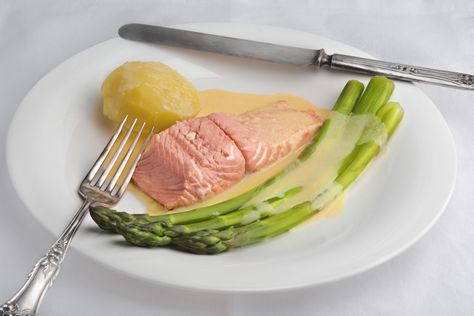 Healing Meals - Steamed Salmon with Lemon Caper Cream Sauce - Dr. Mark Hyman Lemon Caper Cream Sauce, Caper Cream Sauce, Healing Meals, Steamed Salmon, Asparagus Side, Heathy Eats, Asparagus Side Dish, Dr Hyman, Salmon With Lemon