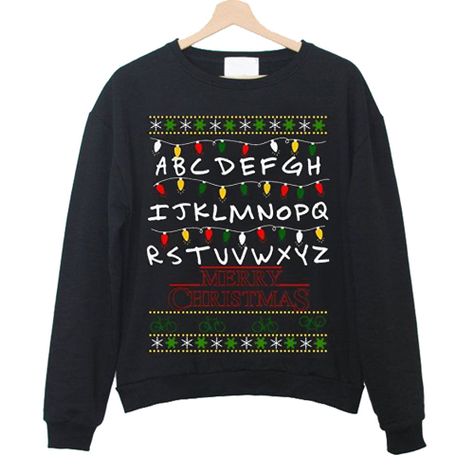 Stranger Things Christmas Lights Sweatshirt Stranger Things Christmas Lights, Stranger Things Christmas, Cheap Hoodies, Cotton Clothes, Cheap Shirts, Sweatshirt Christmas, Cheap Clothes, Direct To Garment Printer, Modern Fashion